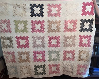 Unique! Antique Signed Quilt