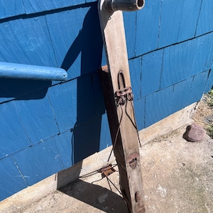 Antique corn seeder