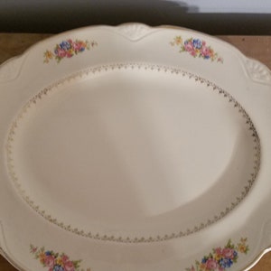 Vintage Homer Laughlin 16" Serving Platter