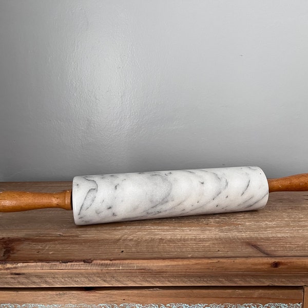 Marble Rolling Pin Etsy