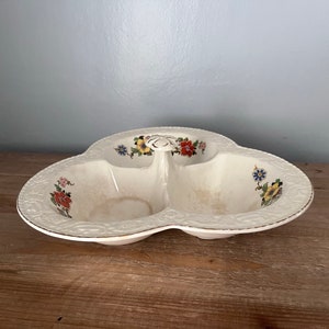 Steubenville antique 3 sectioned dish