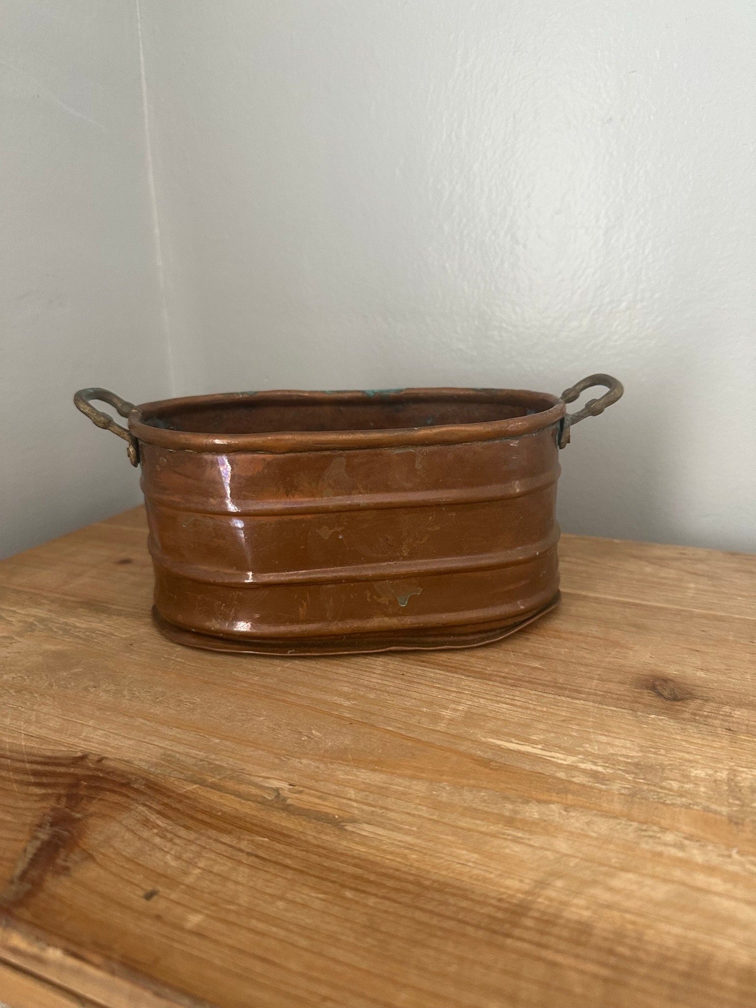 antique copper basin bowls set/3 – 86 Vintage