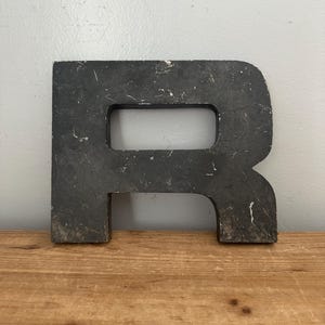 Vintage Letter R Sign - Etsy