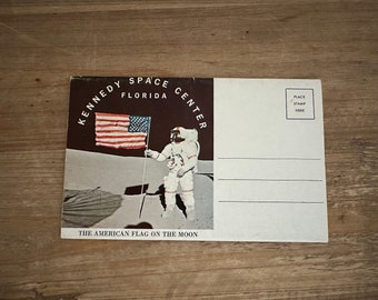 Vintage Kennedy Space Center foldout postcard set