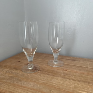 Set van 2 kleine champagneglazen
