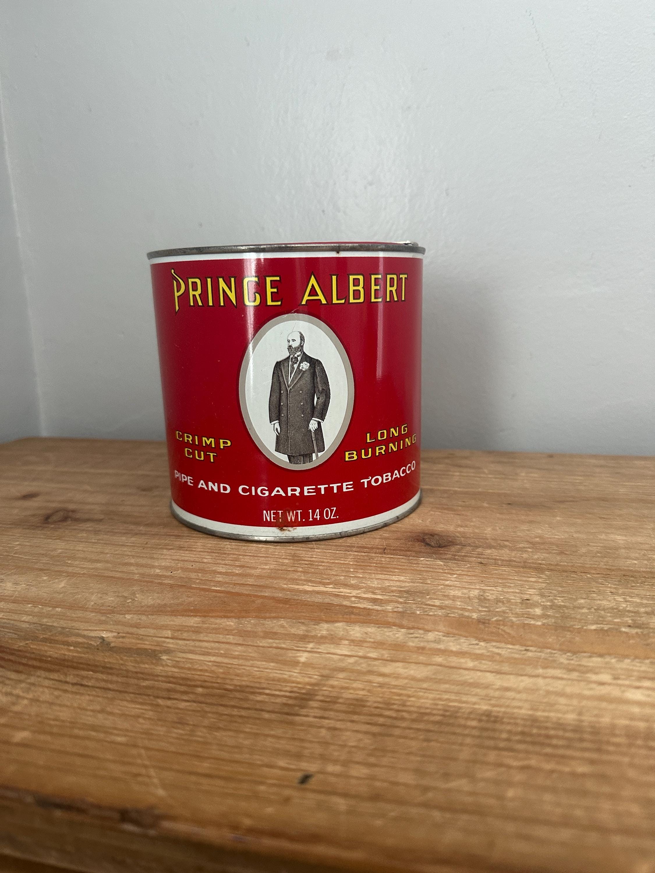 prince albert pipe tobacco pouch Old Can Zip Unoopler 8 x 12 METAL