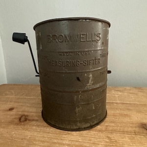 Vintage Bromwells Messsieb