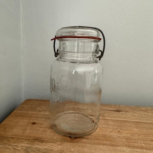 Vintage presto-conservenpot met glazen deksel