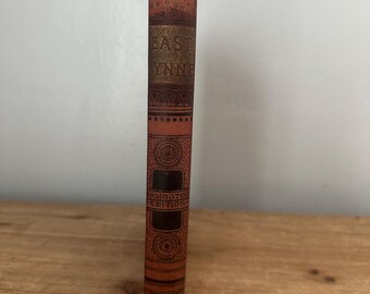 Antique book with decorative cover: East Lynne or The Earls Daughter by Mrs Henry Wood