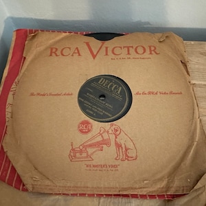 Vintage Victor en Decca-platen