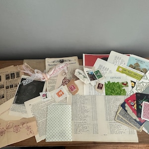 Zestawy starych pamiątek do scrapbookingu, tworzenia kartek, scrapbookingu i rękodzieła