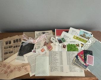 Vintage Ephemera packs for Junk Journaling, Card Making, Scrapbooking, and Crafting