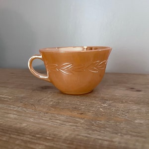 Feuer König Pfirsich Glanz Tee- / Kaffeetasse