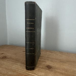 1832 Book &quot;The Young Christian: A Familiar Illustration of the Principles of Christian Duty&quot; by Jacob Abbot