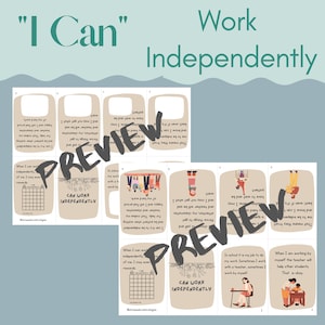 Social Story: I Can Work Independently (at school)