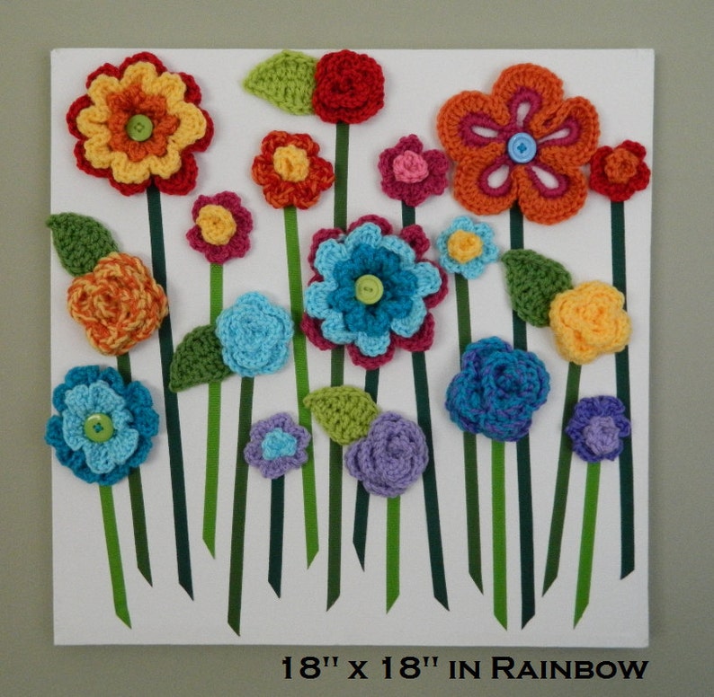 Flower Wall Hanging 3D Flower Wall Art Baby Girl Nursery Etsy