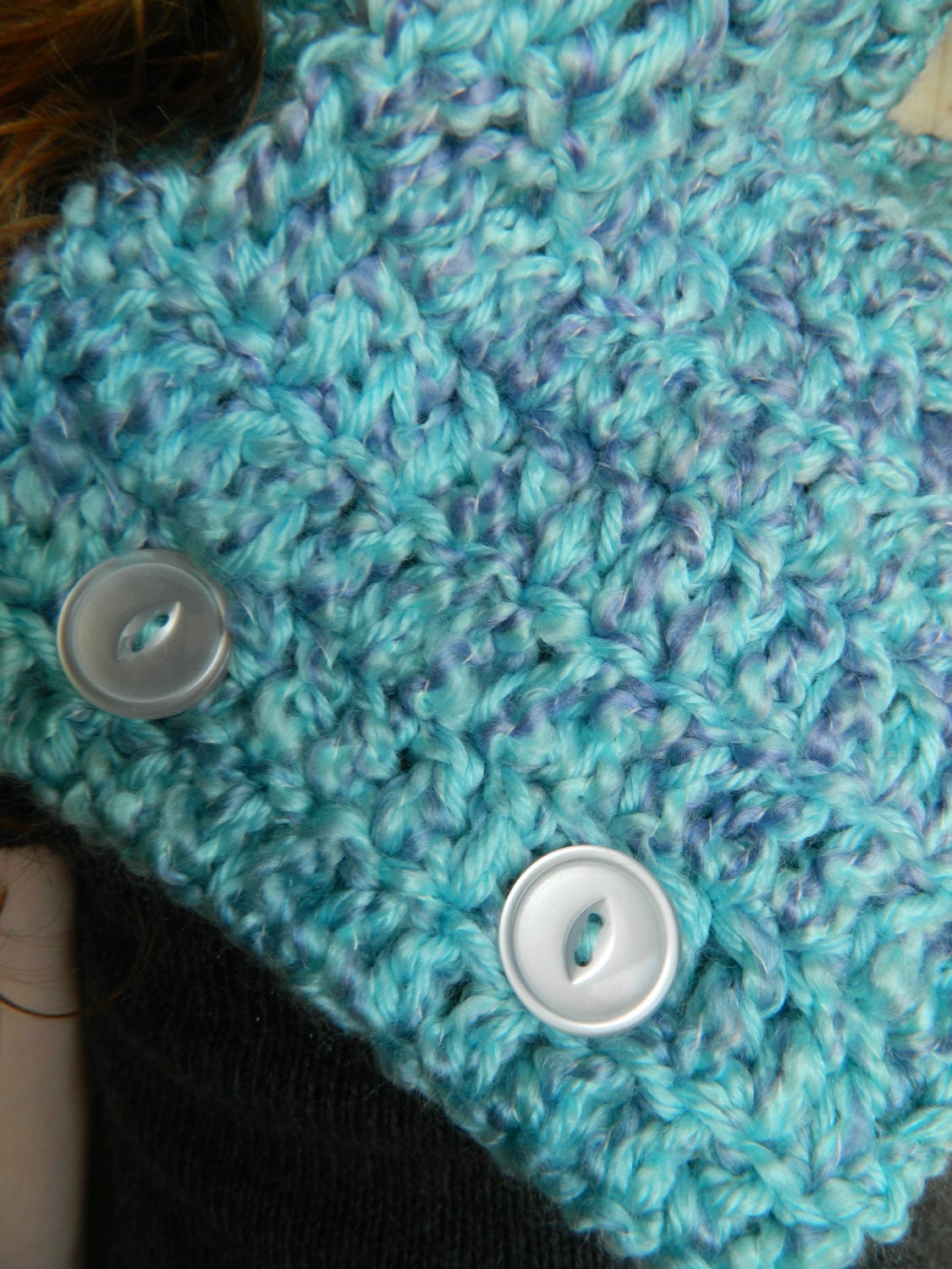 Little Girls Scarf Set Little Girls Crocheted Scarf Little Etsy