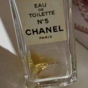 Chanel Paris N.º 5 Eau de Toilette 50 ml. Frasco con estuche. Frasco vintage de Chanel.