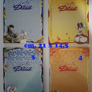 Diddl Diddlina rarissimo blocco magico 3D  introvabile, Diddl's Mouse mystery magic3D pads