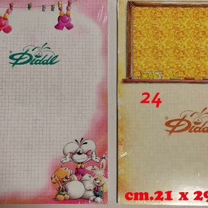 Diddl Diddlina rarissimo blocco A4  misura grande completo nel cellophane ABRACADIDDLDABRA introvabile,blocco Mystery