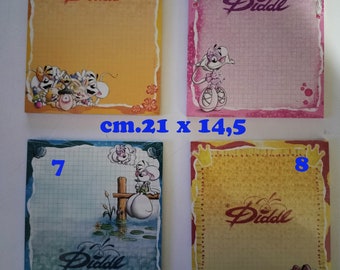 Diddl Diddlina very rare and hard to find 3D magic pad, Diddl's Mouse mystery magic3D pads