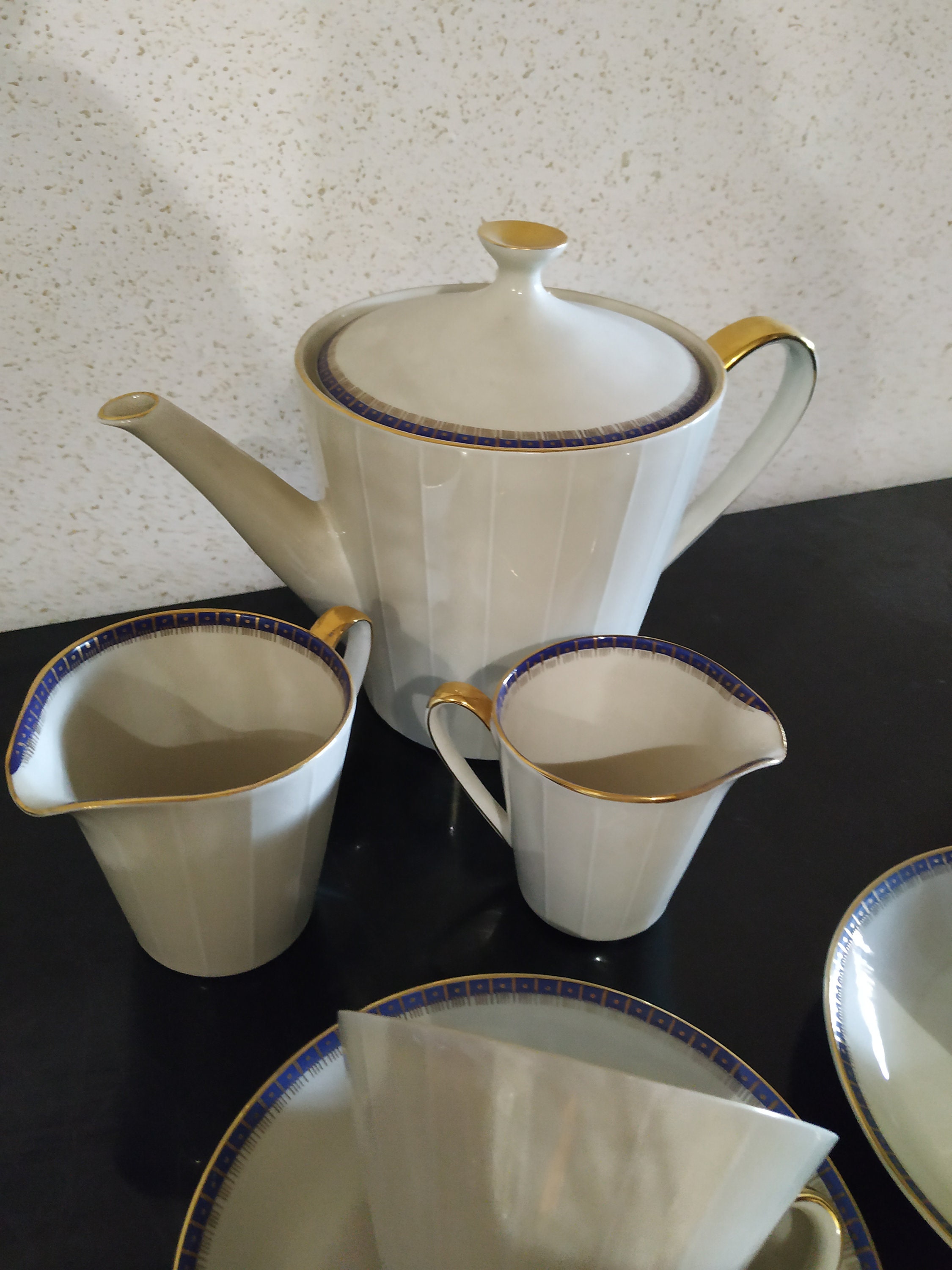 Vintage Zeh Scherzer Bavaria Germany Porcelain 22-piece Tea Set - Etsy