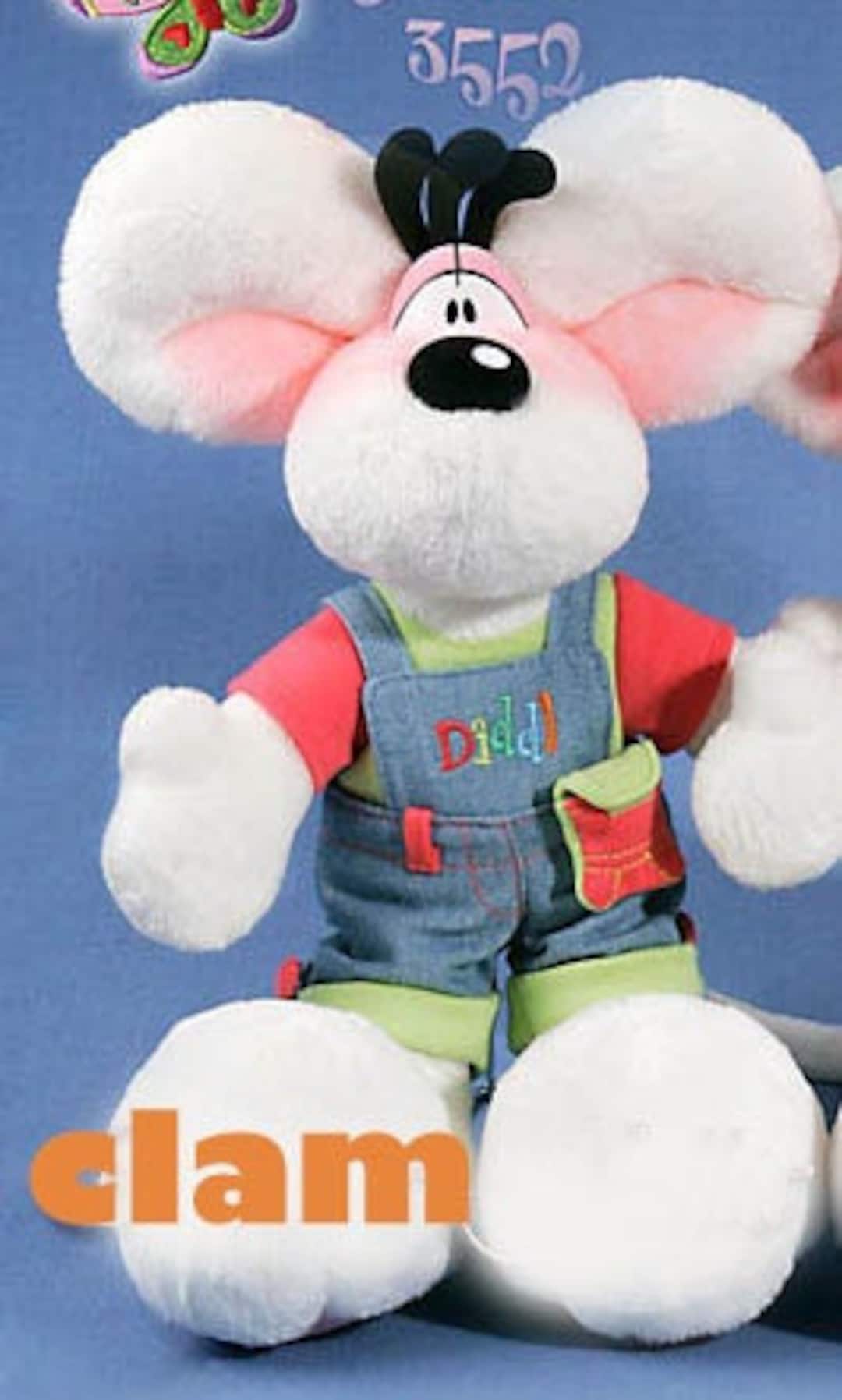 Extremely Rare Vintage Diddl Plush Toy in Spring Overalls, a Rarity for ...