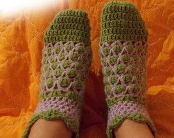 Booties, slippers, shoes, crochet