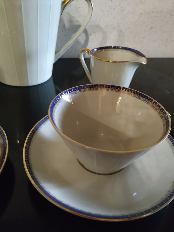Vintage Zeh Scherzer Bavaria Germany Porcelain 22-piece Tea Set - Etsy