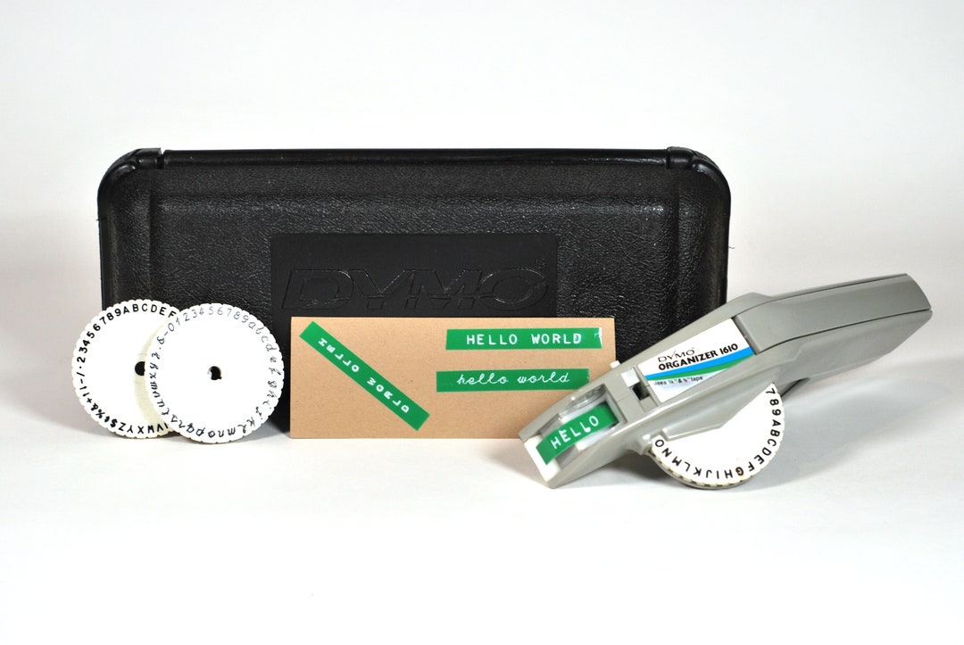 DYMO Interchangeable Embossing Labeler DYMO 1610 With Etsy