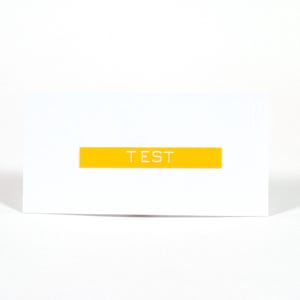 Vintage DYMO Label Tape -Yellow |  1/4&quot; & 1/2&quot; wide