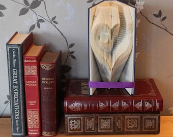 Book Fold 'Fancy Heart' Pattern & Instructions