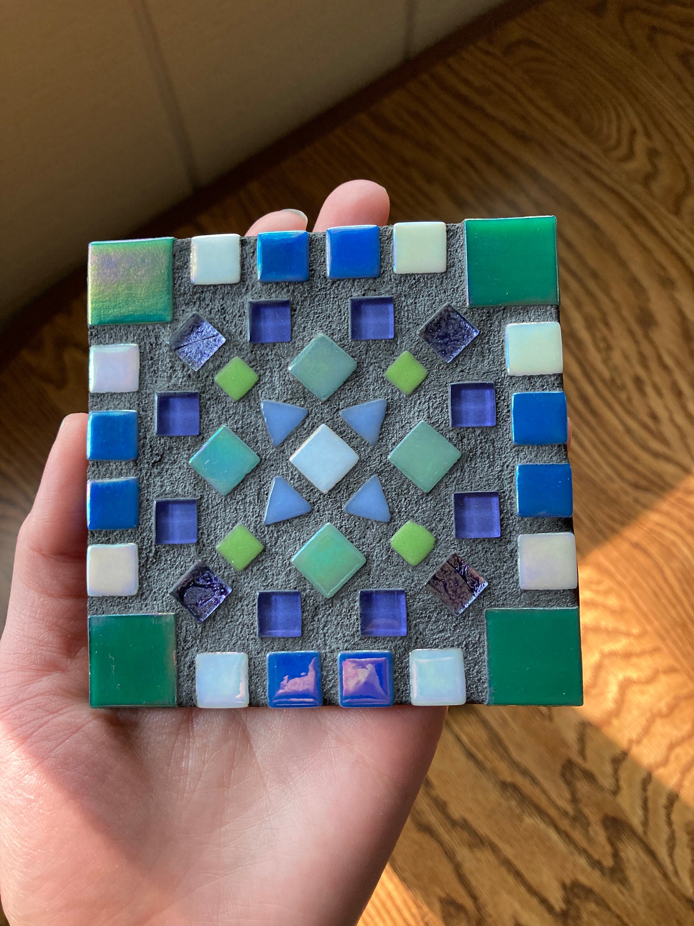 Mosaic Coaster Set - Mosaic Tile Coasters - Set of 4 Coasters - Boho ...
