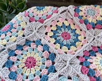 Crochet Granny Square Baby Blanket  |  Soft Handmade Baby Blanket  |  Cuddly Blanket  |  Baby Shower Gift  |  Crib Blanket  |  32"x40"