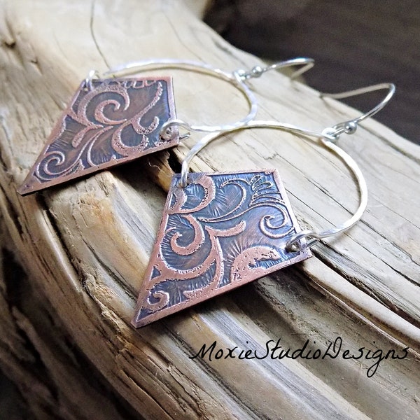 Etched Metal Jewelry Etsy