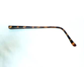 Vtg B&L Ray-Ban W1556 Replacement LEFT Temple Glossy Gold/Brown Tortoise 146mm