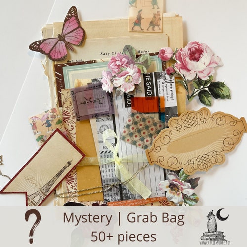 Junk Journal Mystery Box Gifts for Crafters Scrapbooking - Etsy Canada
