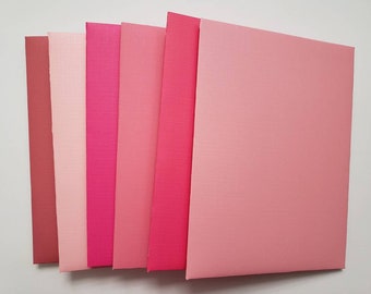 Shades of Pink Envelopes Handmade, Assorted Set of 6