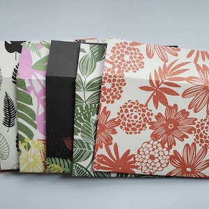 Tropical Palm Tree Envelopes Handmade | Thank You Notes, Assorted Set of 6