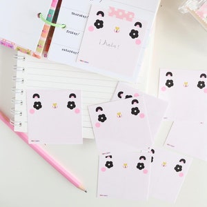 Panda Note Set 24 Memo Notes for Journal Cute Notes for Journaling ...