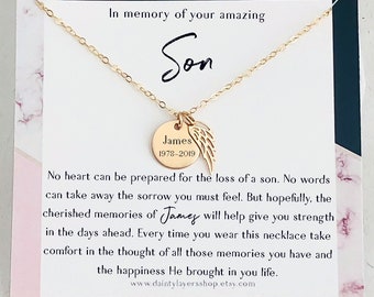 Loss Of Son Over 70 Customizable Or Handmade Options Etsy