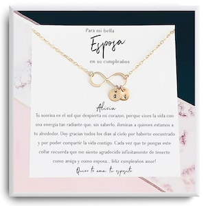 Para Mi Esposa - Spanische Geschenke für Frauen - Regalo Para mi esposa - Halsband Para mi esposa, Espanol - Para mi amor, Para Mi esposa