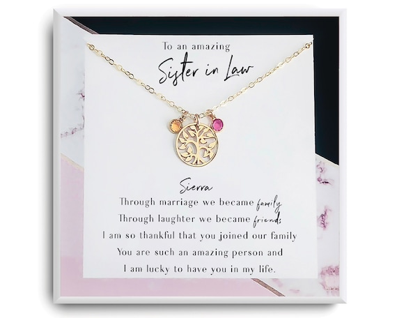 Sister Necklace Mother s Day Gifts for Sister Personalized Gifts