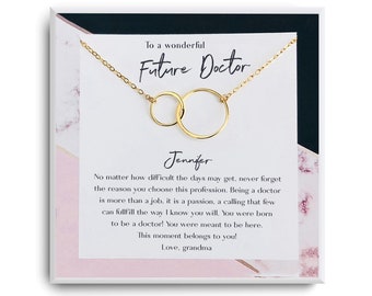 Future doctor Necklace - Medical Student Gift Ideas - Gift for Med Student - Gift for Future Doctor Gifts for Women - Doctor graduation gift