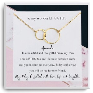 Sister Gift Necklace - Sister Jewelry Gift - Sister Birthday Girl - Mothers day gifts for sister - Gift for Sister - Sister Graduation Gift