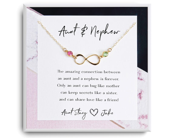 Aunt birthstone necklace deals