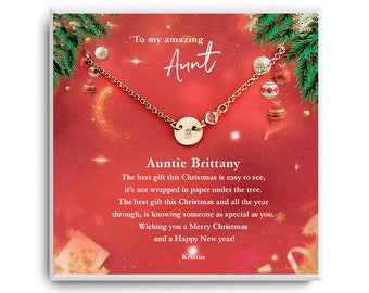 Christmas Gift for Aunt - Gift ideas for my aunt - Aunt Necklace-  Aunt Gift from Nephew - Gift from niece to aunt - To my Aunt Gifts idea