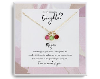 Presente para filha da mãe - colar filha mãe, presente filha da mãe no dia das mães - para minha filha - aniversário das filhas