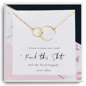 A wise woman once said - Divorce Humor - Divorcee Gifts Women Funny Empowerment - Single Gift Breakup Gift - Retirement Gifts for women image 1