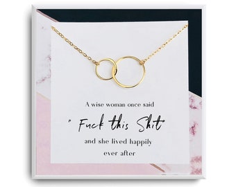 A wise woman once said - Divorce Humor - Divorcee Gifts Women Funny Empowerment - Single Gift Breakup Gift - Retirement Gifts for women